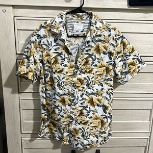 Demon and Flower button down